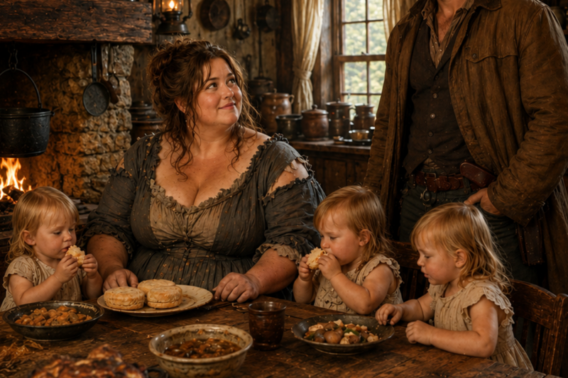 THEY ALL LEFT IN TEARS… — THE COWBOY’S DAUGHTERS REJECTED EVERY BRIDE UNTIL THE OBESE GIRL ARRIVED