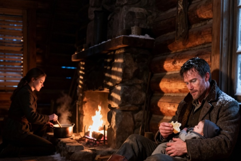 A POOR GIRL LET A MAN AND HIS DAUGHTER STAY FOR ONE NIGHT, NOT KNOWING HE WAS A MILLIONAIRE COWBOY