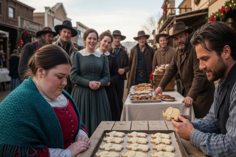The Obese Girl’s Christmas Cookie Was Laughed At by The Town—Until a Rancher Said,It Taste Like Home