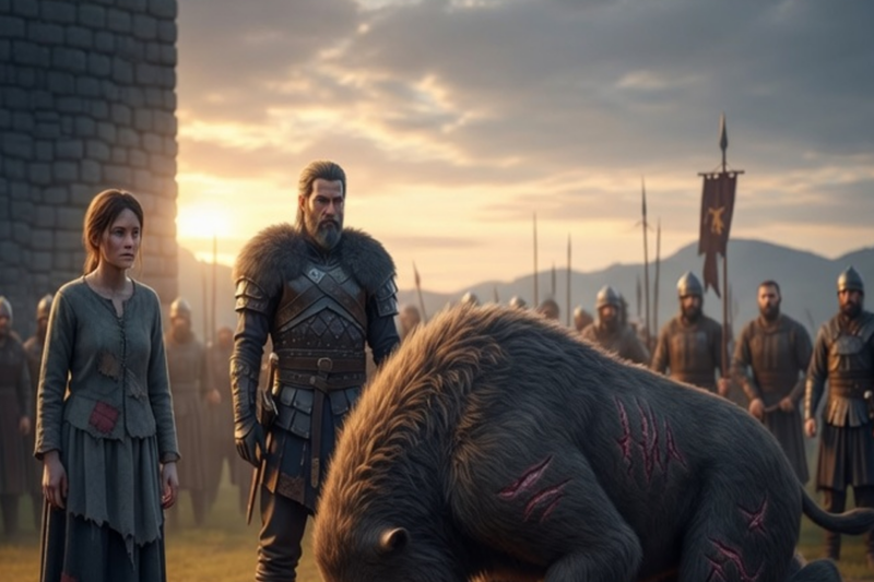 THE ALPHA KING’S WAR BEAST KNELT BEFORE A POOR GIRL — THE PACK WENT SILENT