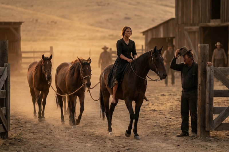 The Rancher Gave Up Hope on His Stolen Horses — A Widow Rode One Home a Month Later