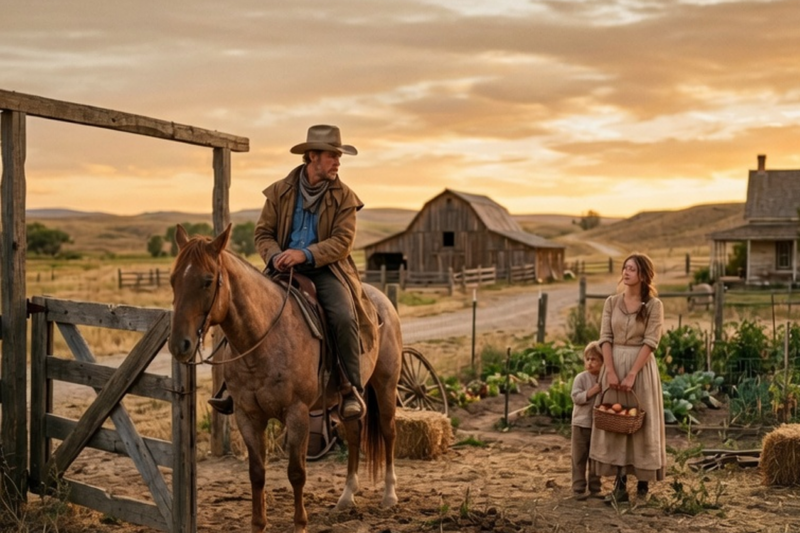 A Wandering Cowboy Meets a Farmer’s Daughter and Finally Finds Where He Belongs