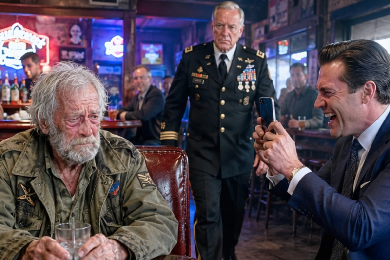 “He’s Just a Crazy Drunk Begging for Attention” — Until a 4-Star General Walked In, Snapped a Salute, and Called Him “Colonel”