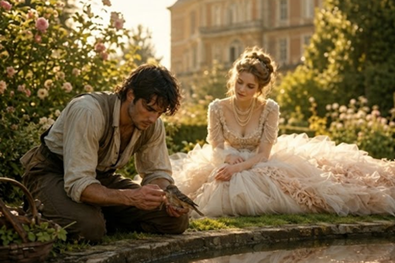 He Was Just the Gardener She Had No Idea He Was a Duke Watching Over Her
