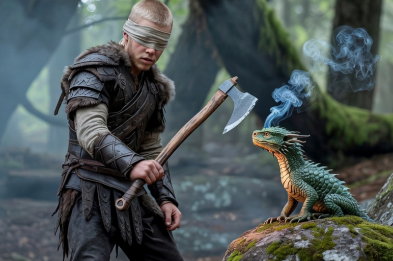 THE BLIND VIKING AND THE LAST DRAGON