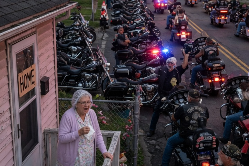Please Don’t Take My Home, Elderly Woman Begged — Then 400 Harleys Filled the Street
