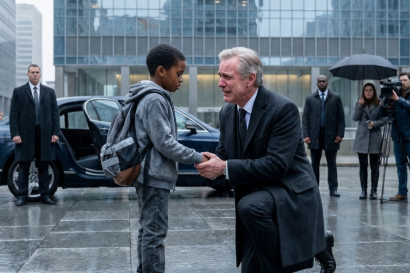 CEO About to Enter His Bentley — A Black Child Says One Word… and He Drops to His Knees