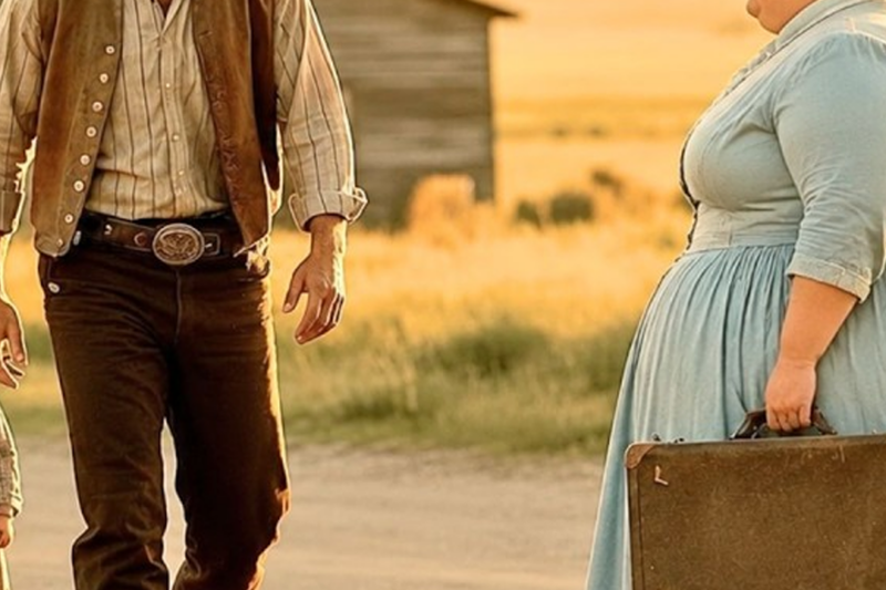 “You’re Too Fat To Be Loved,” They Whispered — But The Lonely Rancher Shocked The Entire Town When He Dropped To One Knee And Asked The Widow Everyone Mocked To Marry Him