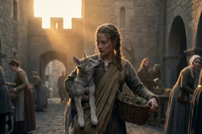 THE ALPHA KING’S WOLF BROUGHT HER A PUP WITH A BROKEN SPINE — SHE CARRIED IT EVERYWHERE FOR A YEAR