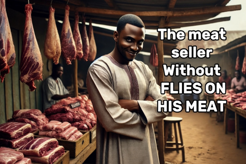 The Butcher Whose Meat Had ZERO Flies… The Terrifying Secret Amaka Discovered Will Make You Never Eat Meat Again 😱