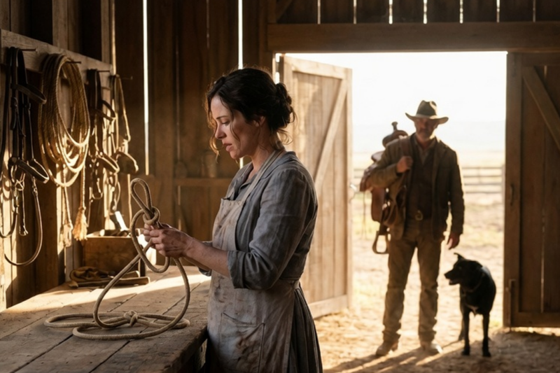 She Said She’d Cooked at a Boarding House — Her Hands Knew Every Knot a Wrangler Did
