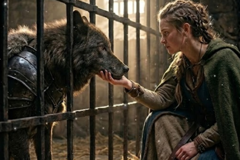 “I’m Just Here To Clean,” She Whispered Before The Cage Went Silent, And The King Realized The Prisoner Was Not Who He Thought