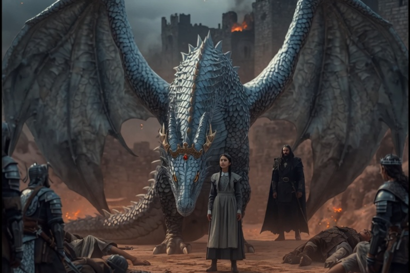 NO WARRIOR COULD MOUNT THE ALPHA KING’S DRAGON — IT BOWED TO THE QUIET MAID INSTEAD