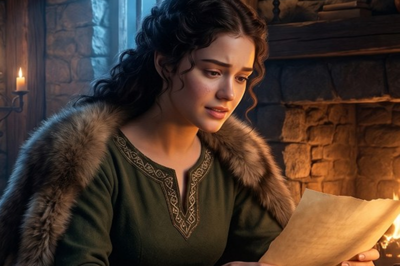 SHE THOUGHT THE LETTERS WERE ROMANTIC… UNTIL SHE LEARNED EVERY WORD WAS STEALING THE KING’S LIFE