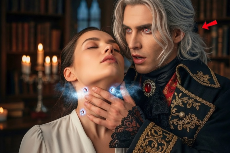 The Mute Librarian Returned an Overdue Book… and Survived the Vampire King’s Deadly Curse That Killed 300 Women Before Her (Now He’s Learning Her Language… and Kneeling)