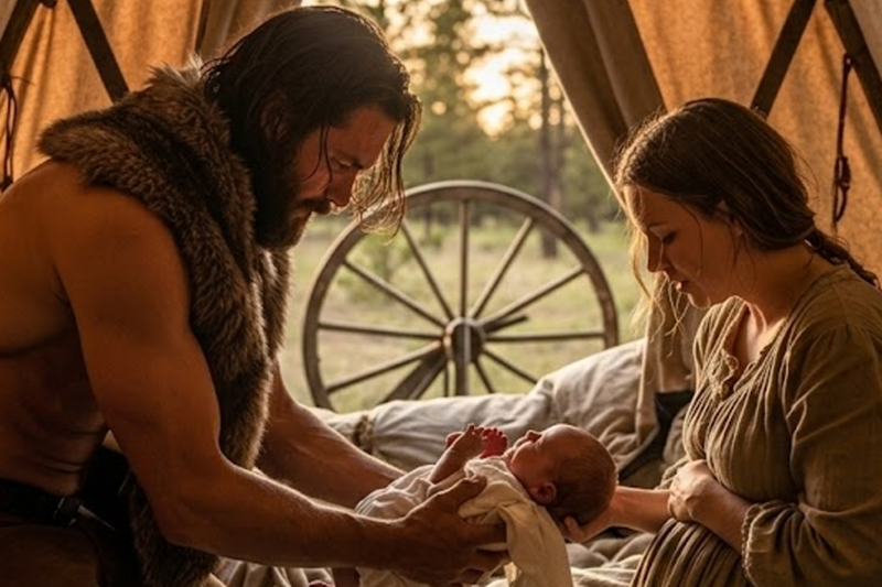 Mountain Man Found Her Delivering Her Own Baby Alone—He Helped Her Through It and Became the Father