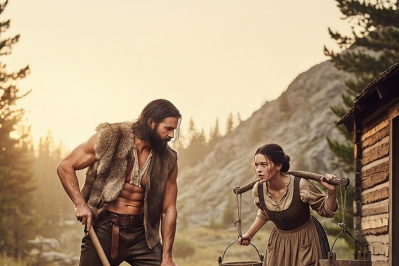 MOUNTAIN MAN SAW HER CARRYING WATER UP THE HILL, HE DUG A WELL CLOSER SO SHE WOULDN’T STRUGGLE