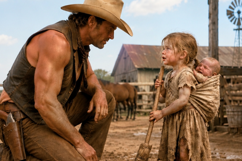 MY BROTHER HASN’T EATEN… SHE BEGGED FOR WORK, AND THE FARMER MADE A LIFE-CHANGING DECISION