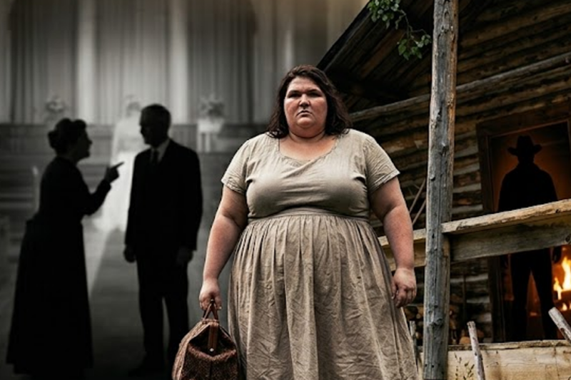 Obese Bride Ran Away on Wedding Day, Ended Up at Mountain Man’s Cabin—He Said ‘Stay’…