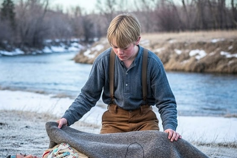 Young Boy Gave His Blanket to a Dying Indian Girl, 700 Warriors Lined Up Outside His Barn