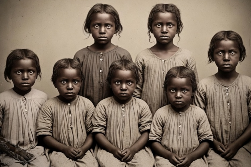 CRAWFORD CHILDREN (GEORGIA, 1847): THE SLAVE CHILDREN WITH ONE WHITE FATHER