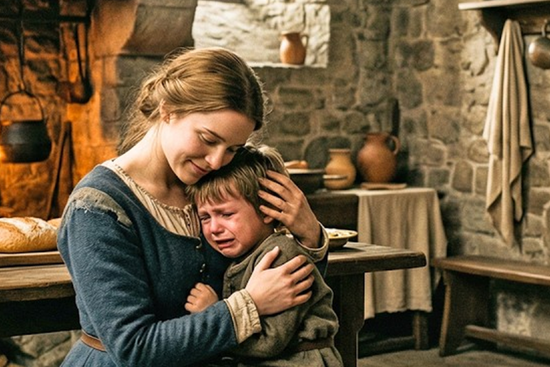 “LET HIM GO!” – The Dirty Scullery Maid Dared to Defy the Alpha King to Protect His Children – What’s the Shocking Truth?