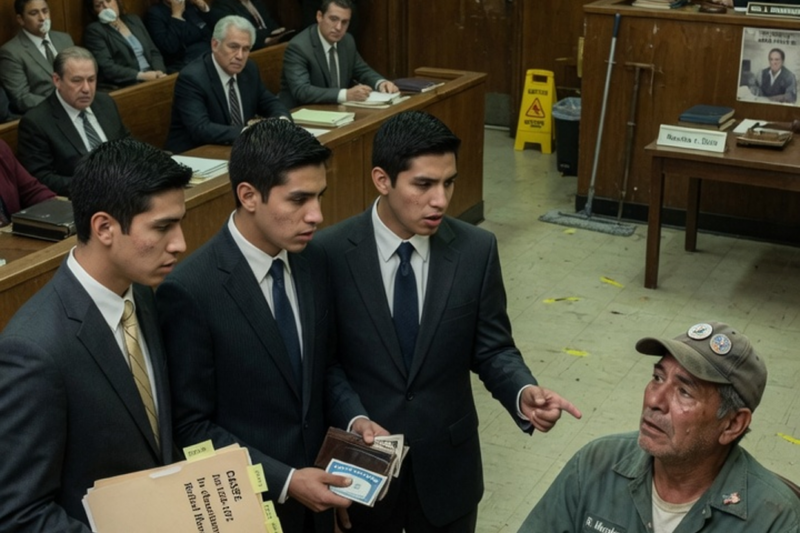 “Take the Plea and Go to Prison for Life.” The Janitor Stayed Completely Silent… Because Telling the Truth Would Destroy the Three Boys He Secretly Raised for 20 Years