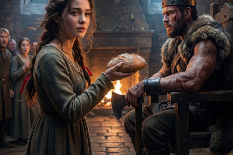 THE GIRL WITH THE BREAD AND THE KING MADE OF ICE