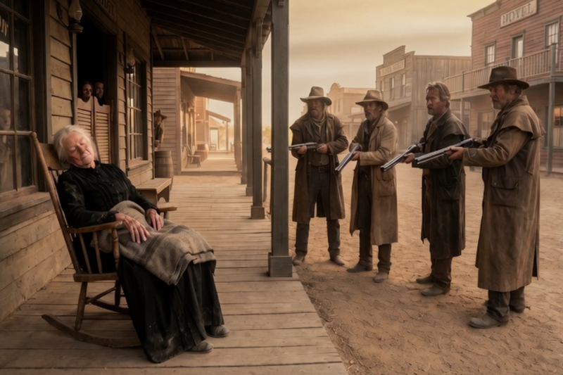 THE WOMAN WHO SLEPT THROUGH FOUR SHOTGUNS