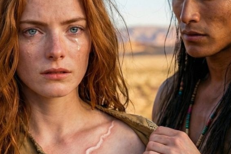 “It Was You…” The Ruthless Apache Whispered After Seeing Her Scar, And The Broken Girl Sold Into Slavery Realized The Feared Warrior Had Been Searching For Her All Along Forever