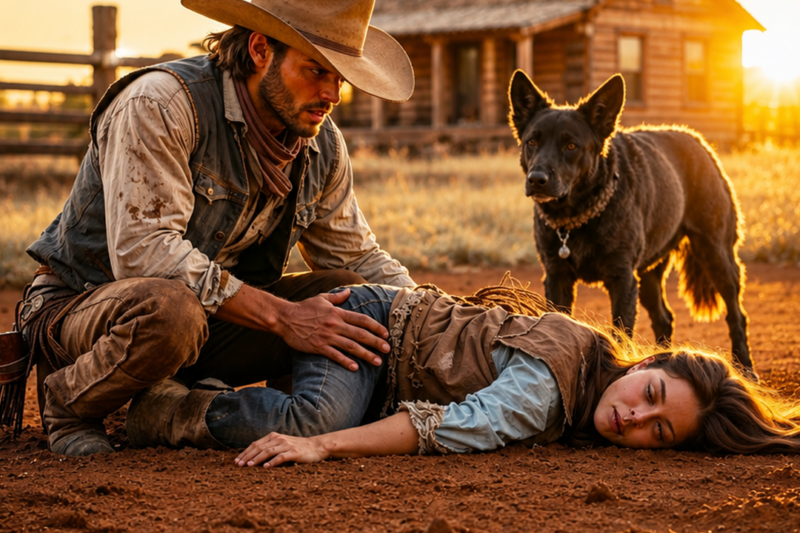 Bristle’s Oath: The Dog Who Found a Broken Girl and the Cowboy Who Helped Her Rise ❤️🐾🌵