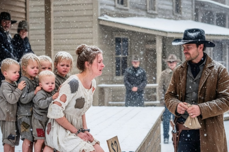 THE COWBOY PAID TWO DOLLARS FOR THE WIDOW NO ONE WANTED — AND FOUND HIS ONLY HOPE.