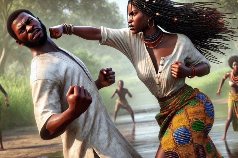 She FOUGHT & BEAT Every Man in the VILLAGE