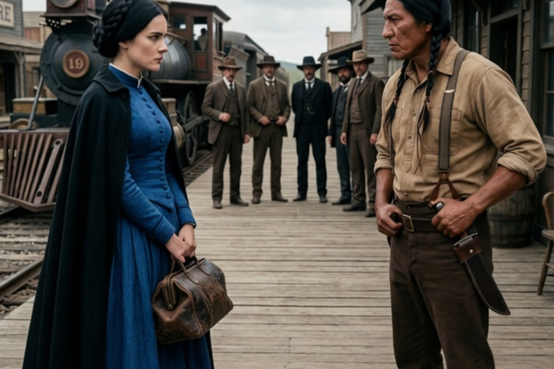 THE WOMAN THE RAILROAD BRIDE REJECTED… AND THE APACHE WIDOWER WHO DARED TO CLAIM HER