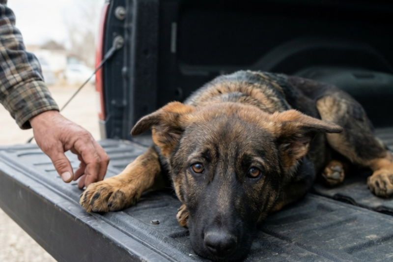 THE DOG WHO WAITED THROUGH EVERY STORM