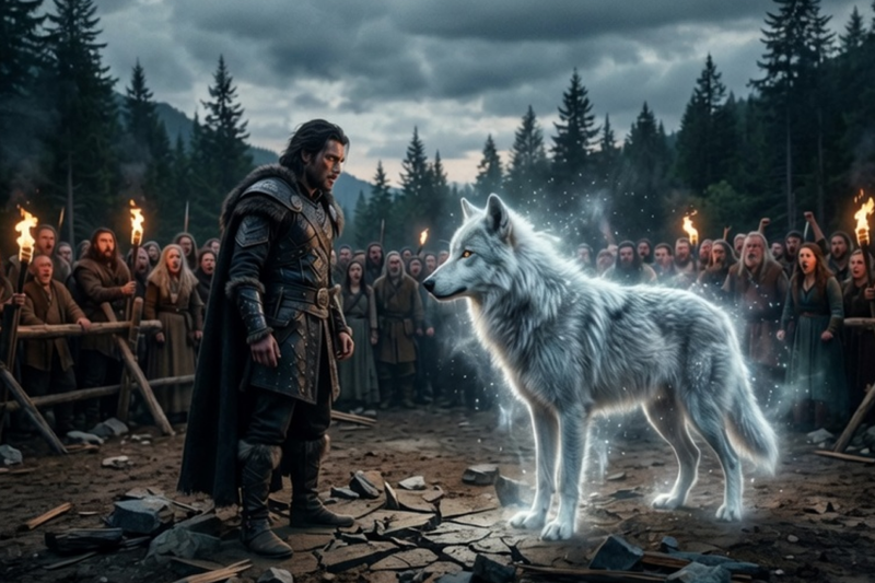 The Silver Wolf They Tried to Bury: A Story of Hidden Power and Silent Strength