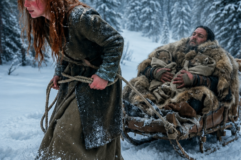 A OMEGA SAVED A FROZEN MAN AND HIS CUBS IN A BLIZZARD—UNAWARE HE WAS AN ALPHA KING