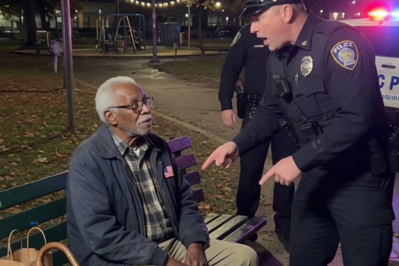 Officer Orders Elderly Man Out of Park — Instant Consequence Follows
