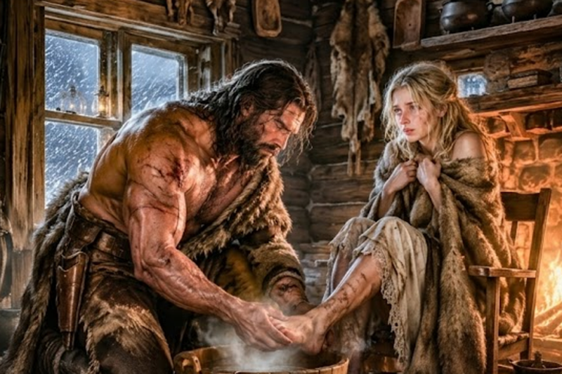 A Giant Mountain Man Married the Town’s Outcast — Their First Night Together Will Bring You to Tears