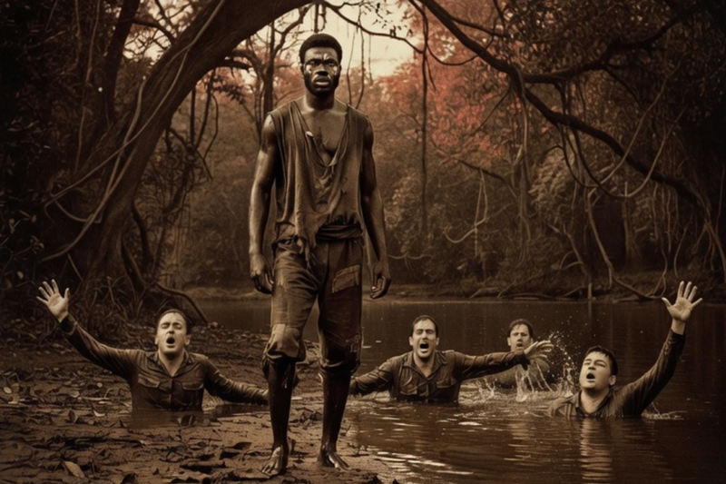 Manuel from Mississippi Who Drowned the Master and His Three Sons in the Yazoo River (1856)