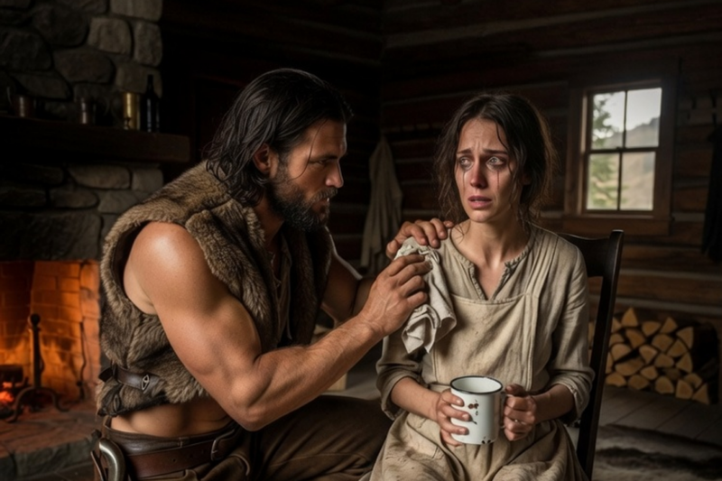 She Had Never Heard Kind Words From a Man, Mountain Man Spoke Softly and She Listened to Every One