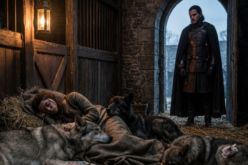 SHE SLEPT IN THE ALPHA KING’S STABLES WITH THE SICK WOLVES — HE FOUND HER THERE EVERY MORNING