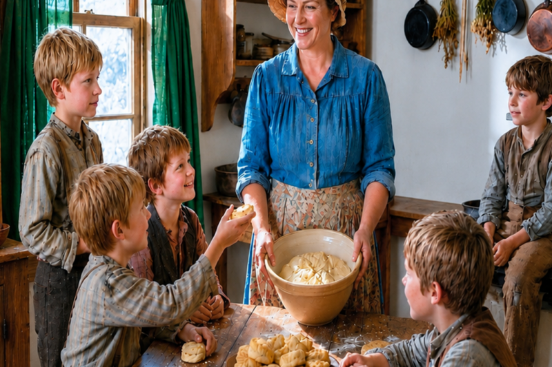 SHE ARRIVED TO COOK FOR ONE WINTER — HIS 5 MOTHERLESS SONS HID HER BOOTS SO SHE’D STAY