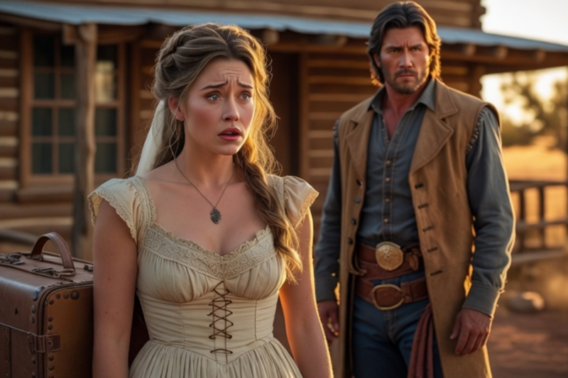 A MAIL-ORDER BRIDE ARRIVES TO FIND HER GROOM DEAD, UNTIL A HALF-APACHE RANCHER OFFERS PROTECTION