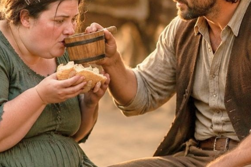 “You’re Eating Dirt In The Street”—The Town Mocked Her Until One Stranger Stood Up And Changed Everything