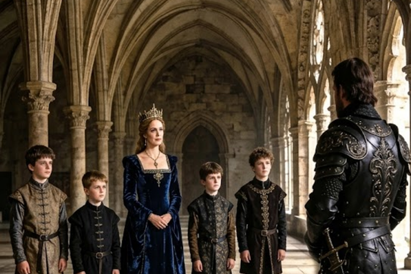 The Alpha King Invited His Rejected Barren Mate to Mock Her — She Arrived With Four Alpha Heirs
