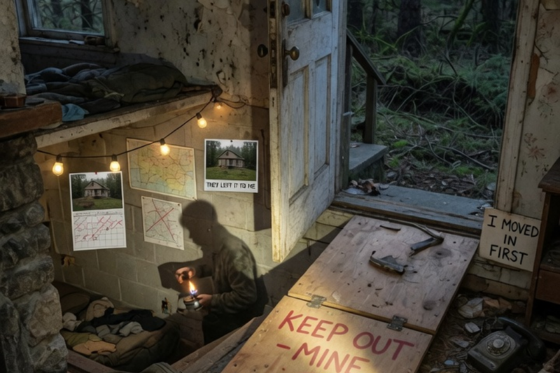 I Moved Into an Abandoned Forest House. Someone Is Living in the Bunker