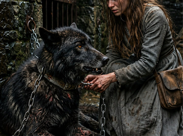 SHE FREED A WOLF BOUND IN IRON CHAINS — WHEN HE SHIFTED, THE ALPHA KING CLAIMED HER AS HIS OWN