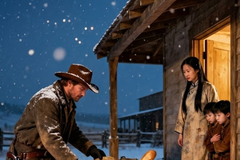 THE CHRISTMAS BASKET THAT SAVED A WIDOW: A RANCHER’S SECRET LOVE