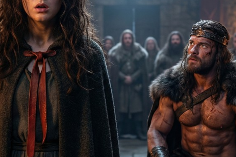 They Gave Her a Servant’s Cloak for the Ceremony — She Was the One He Kneeled For